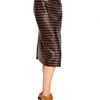 Burberry Prorsum Viscose Raffia Pencil Skirt in Brown - Lyst