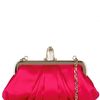 Christian Louboutin Mini Loubi Lula Silk Clutch in Purple (fuchsia) - Lyst