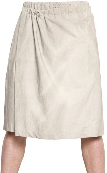 Damir Doma Cotton Poplin Wrap Shorts in Beige for Men - Lyst