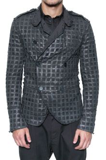 Dolce & Gabbana Net Nappa Leather Jacket - Lyst