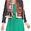 Dsquared2 Embroidered Hippy Style Leather Jacket in Multicolor (multi) - Lyst