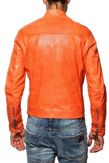 DSquared2 Multi-zip Biker Nappa Leather Jacket - Lyst