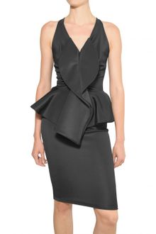 Givenchy Shiny Viscose Jersey Peplum Dress - Lyst