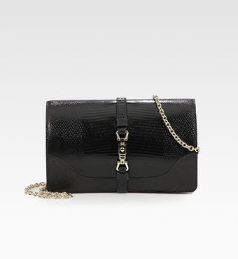  Broadway Lizard Clutch with Strap 