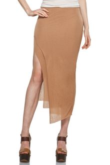 Helmut Lang Jersey Layered Skirt in Summit - Lyst