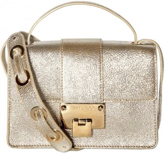 Jimmy Choo Rebel Glitter Leather Shoulder Bag - Lyst