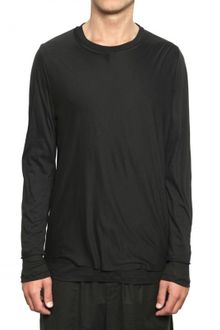 Kris Van Assche Raw Cut Jersey and Ribbed Cotton T-shirt - Lyst