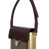 Lanvin Leather with Metal Sides Ca Top Handle in Brown - Lyst