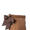 Lanvin Iguana Print Nappa Leather Clutch in Brown (camel) - Lyst