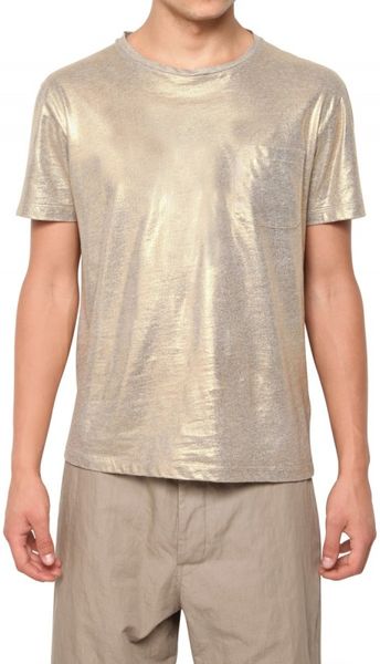 metallic tshirt