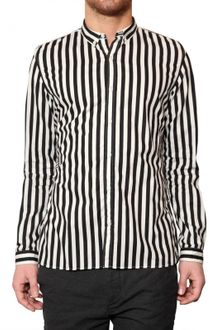 MSGM Striped Poplin Shirt - Lyst