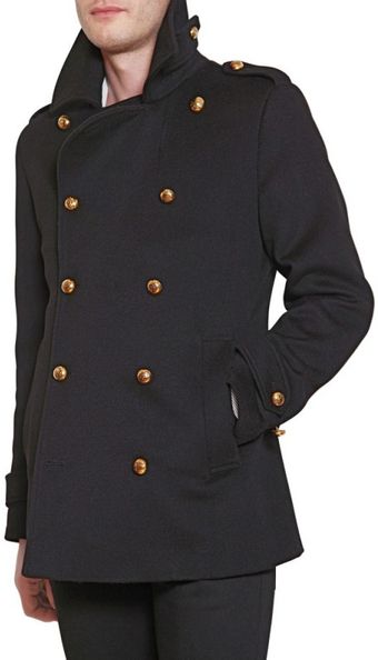  Melton Pea Coat 