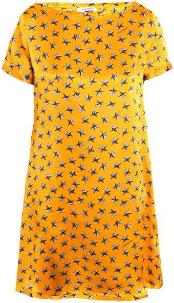  Star-print Silk Dress 