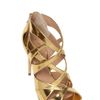 Alejandro Ingelmo 120mm Mirrored Gold Cage Sandals in Gold - Lyst