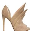 Alejandro Ingelmo 120mm Origami Suede & Patent Low Boots in Beige (sand) - Lyst