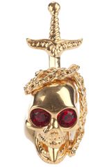 Alexander McQueen Dagger Skull Ring