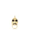 Alexander Mcqueen Skull Sharktooth Ring in Gold - Lyst