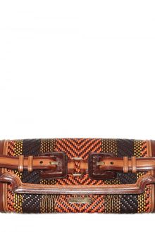 Burberry Prorsum Woven Leather Clutch - Lyst