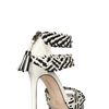 Camilla Skovgaard Woven Leather Sandals in Black (white) - Lyst