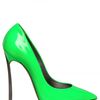 Casadei 120mm Patent Pointy Pumps in Green - Lyst