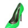 Casadei 120mm Patent Pointy Pumps in Green - Lyst
