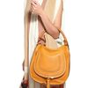 Chloé Medium Marcie Hobo Shoulder Bag in Yellow (mustard) - Lyst