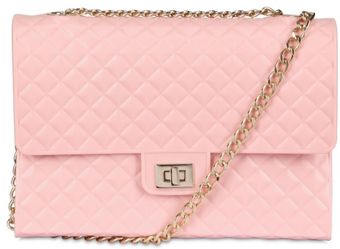 Designinverso Quilted Pvc Shoulder Bag - Lyst