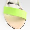 Diane Von Furstenberg Elan Colorblock Leather Wedge Sandals in Black - Lyst