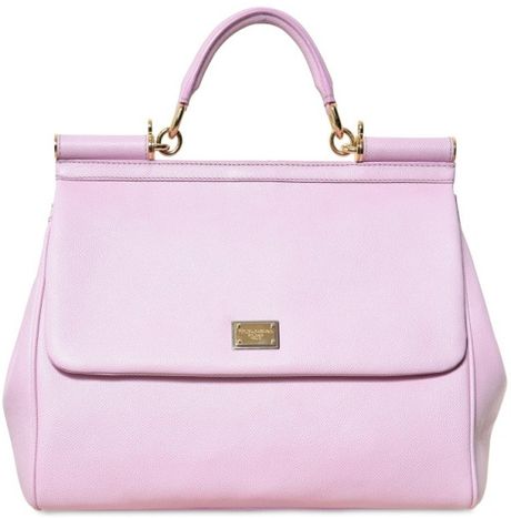 Dolce & Gabbana Miss Sicily Top Handle in Pink - Lyst