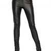 Gareth Pugh Lycra Insert Nappa Leggings in Black - Lyst