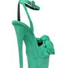 Giuseppe Zanotti 160mm Suede Bow Sandals in Blue (aqua) - Lyst