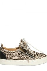 Giuseppe Zanotti Python Print Zip Sneaker