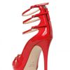 Giuseppe Zanotti 120mm Patent Strappy Sandals in Red - Lyst