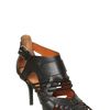 Givenchy 80mm Leather & Suede Cage Sandals in Black - Lyst