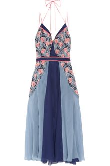 Jason Wu Floral-print Silk-chiffon Dress - Lyst
