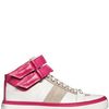 Jimmy Choo Nappa and Suede Croco Embossed Sneakers in Purple for Men (fuchsia) - Lyst