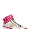 Jimmy Choo Nappa and Suede Croco Embossed Sneakers in Purple for Men (fuchsia) - Lyst
