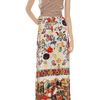 M Missoni Printed Silk Maxi Dress in Multicolor - Lyst