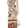 M Missoni Printed Silk Maxi Dress in Multicolor - Lyst