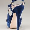 Miu Miu Strappy Platform Sandal in Blue (oltre mare) - Lyst