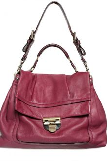 Nina Ricci Washed Leather Satchel - Lyst