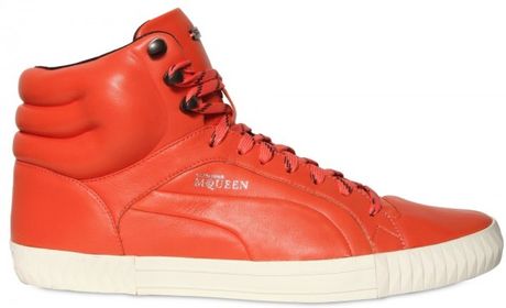 alexander mcqueen trainers orange