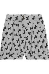 See By Chloé High-waisted Printed Cotton Shorts