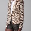 Tibi Cheetah Stretch Blazer in Beige (sand) - Lyst