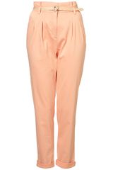 Topshop High Waisted Chinos