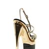 Versace 160mm Laminated Mirror Sandals in Gold (black) - Lyst