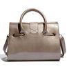 Jimmy Choo Rosalie Patent Leather Satchel in Khaki (light khaki) - Lyst