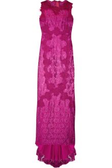 Dolce & Gabbana Open-back Lace Gown - Lyst