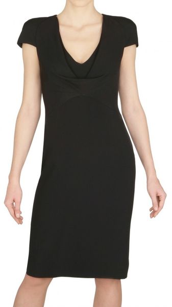 Alexander McQueen Silk Crepe Dress - Lyst
