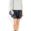 Anya Hindmarch Mini Gracie Leather Shoulder Bag in Blue (cobalt) - Lyst